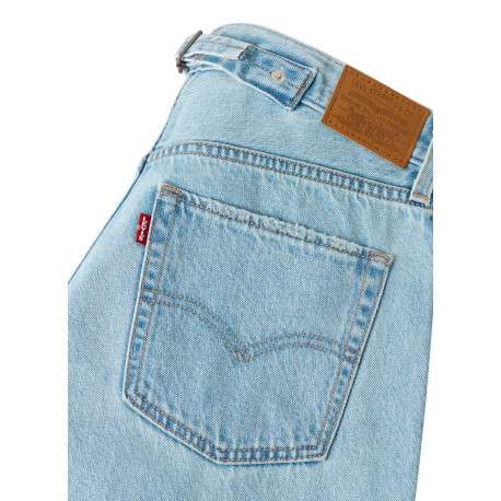 Jean Loose Tapered en coton stone à coupe droite pourvu de 5 poches - Image 2