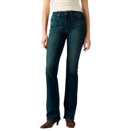 Jean 725 High Rise en coton mélangé indigo pourvu d'une coupe bootcut - Image 3