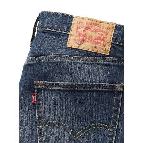 Jean 512® Slim Tapered en coton mélangé indigo pourvu de 5 poches - Image 2