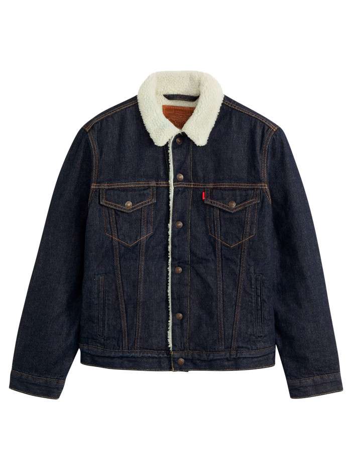 Blouson en coton brut à...