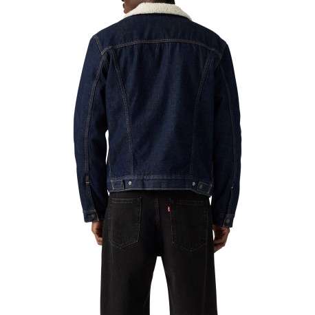Blouson en coton brut à coupe ajustée pourvu d'un col à revers - Image 4