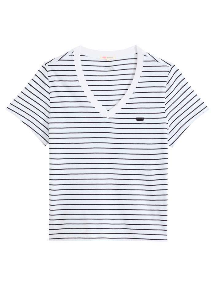 T-shirt en coton blanc à...