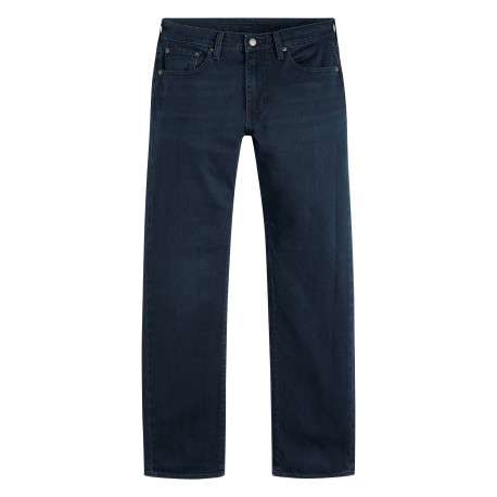 Jean 502® Tapered en coton mélangé bleu foncé à coupe droite pourvu de 5 poches
