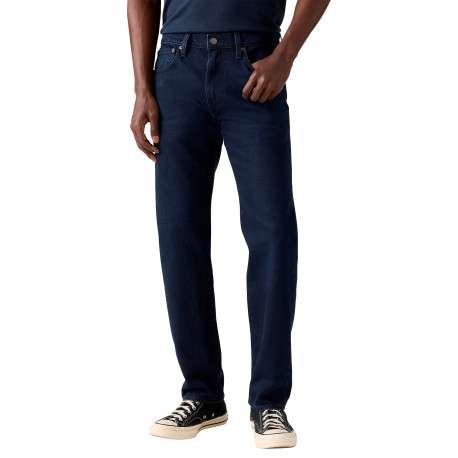 Jean 502® Tapered en coton mélangé bleu foncé à coupe droite pourvu de 5 poches - Image 3