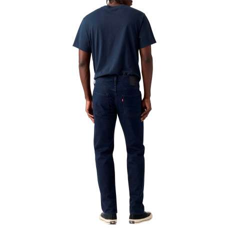 Jean 502® Tapered en coton mélangé bleu foncé à coupe droite pourvu de 5 poches - Image 4