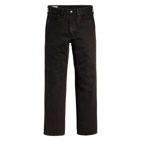 Jean 568® Loose Straight en coton noir pourvu d'une coupe large