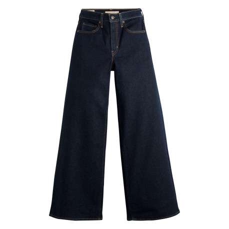 Jean 728 en coton brut pourvu d'une coupe wide leg et de 5 poches