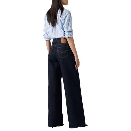 Jean 728 en coton brut pourvu d'une coupe wide leg et de 5 poches - Image 4
