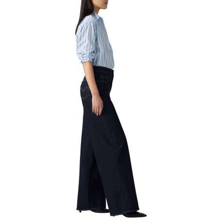 Jean 728 en coton brut pourvu d'une coupe wide leg et de 5 poches - Image 5