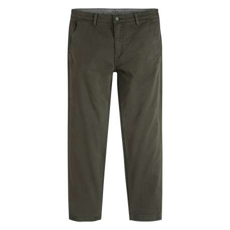 Pantalon Chino XX Standard Taper en coton kaki à coupe droite