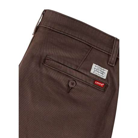Pantalon Chino XX Standard Taper en coton marron à coupe droite - Image 2