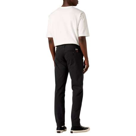 Pantalon Chino XX Standard Taper en coton noir à coupe droite - Image 3