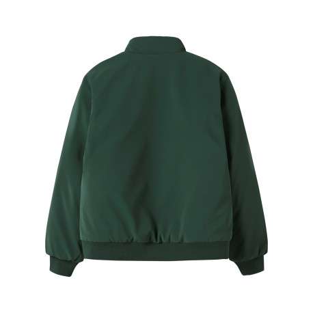 Blouson sapin uni avec une coupe droite et un col montant à zip - Image 2