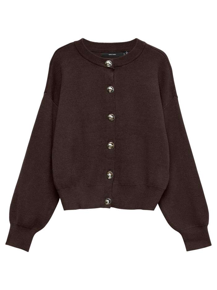 Gilet chocoat uni avec une...