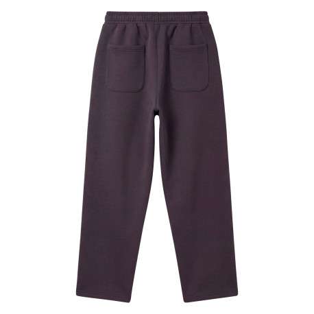 Pantalon jogging anthracite uni avec une coupe bootcut et une taille basse - Image 2