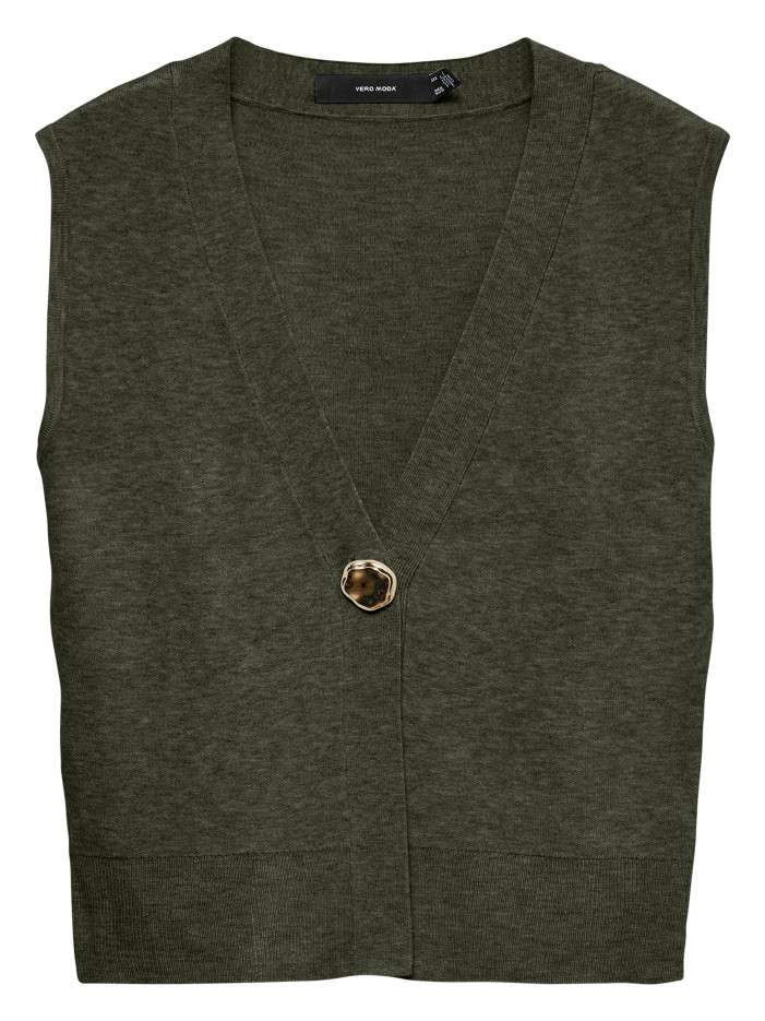Gilet kaki uni classique...