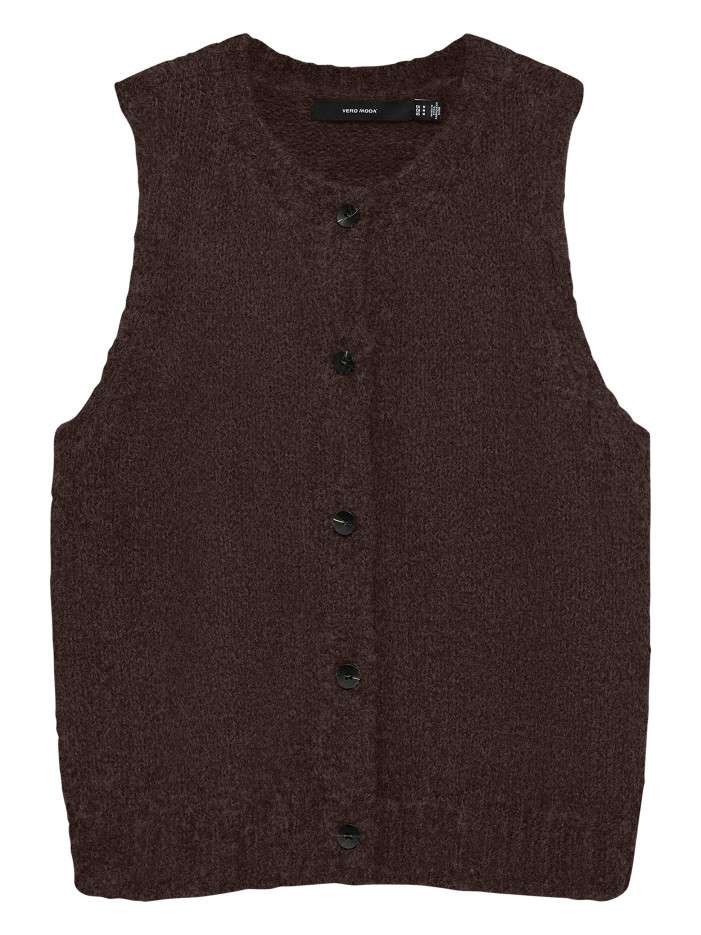 Gilet chocolat uni...