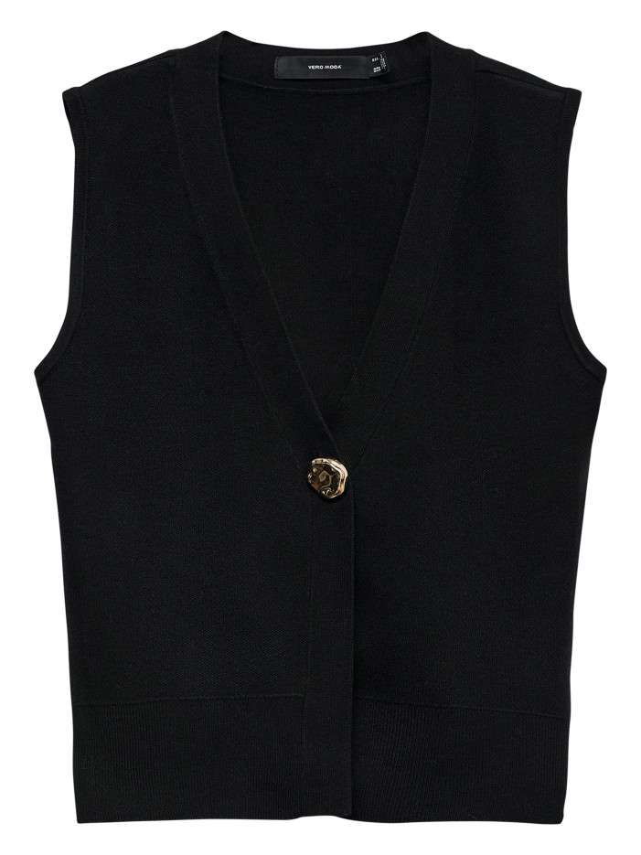 Gilet noir uni classique...