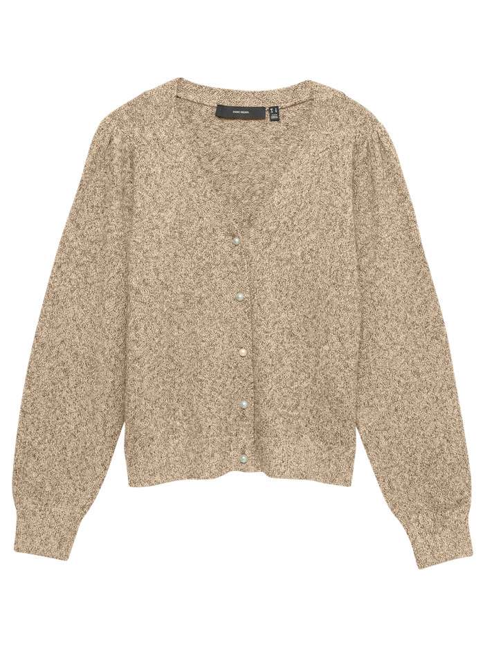 Gilet beige uni doté d'une...