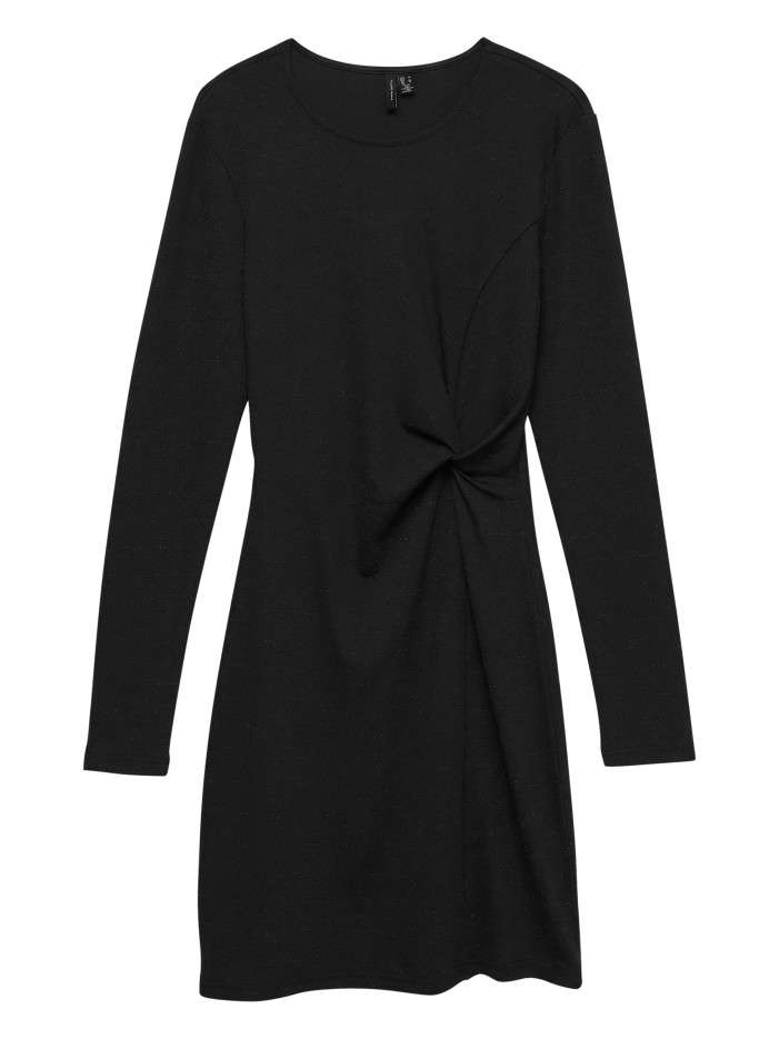 Robe courte noire unie...