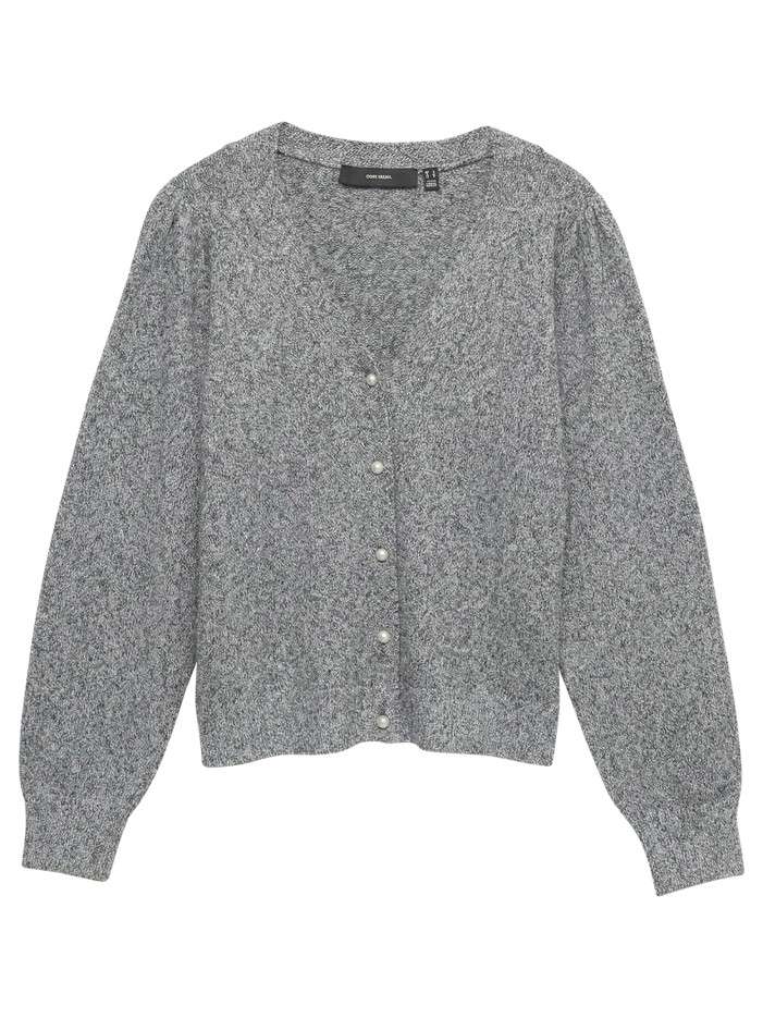 Gilet gris uni pourvu d'une...