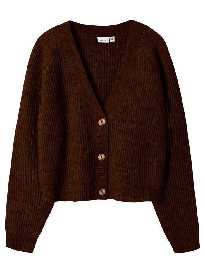 Gilet marron uni avec une...