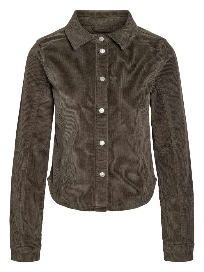 Chemisier en coton marron...