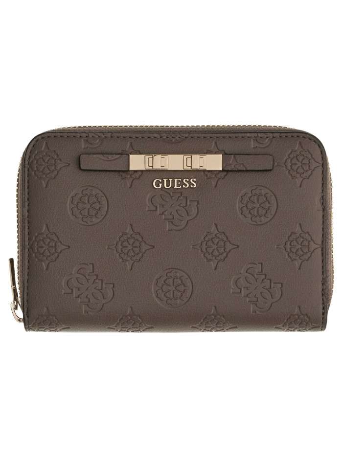 Portefeuille taupe à motif...