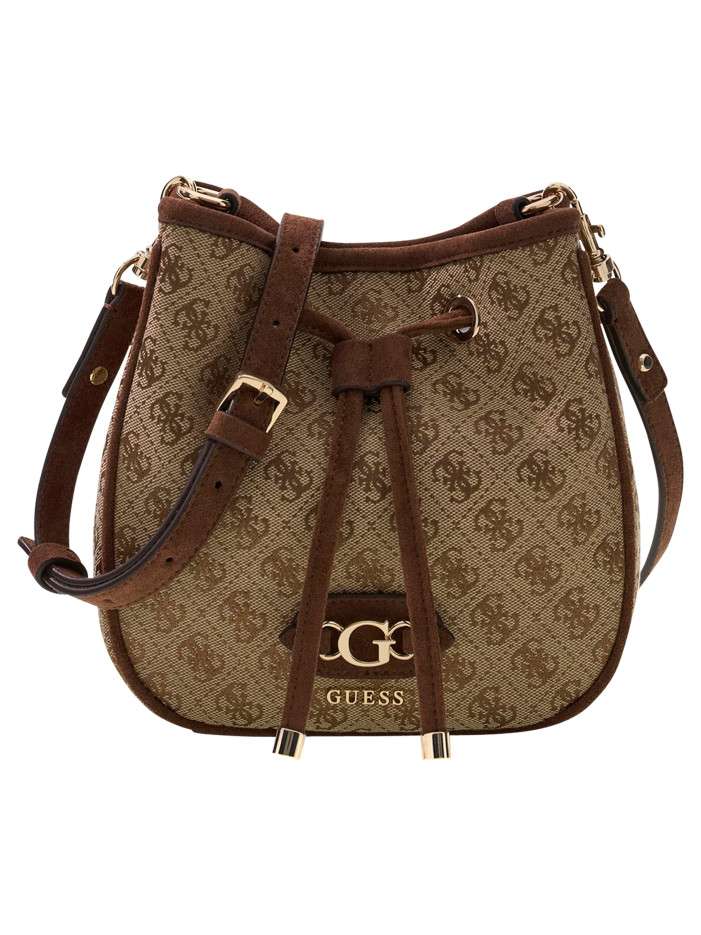 Mini sac beige à imprimé...