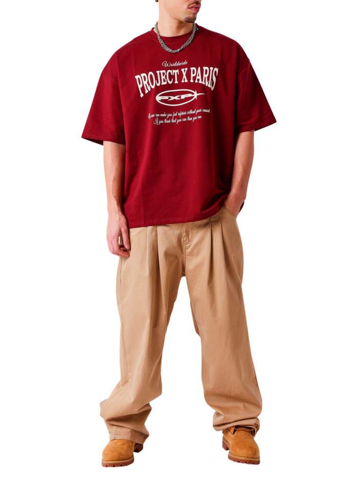 Pantalon 5 poches en coton...