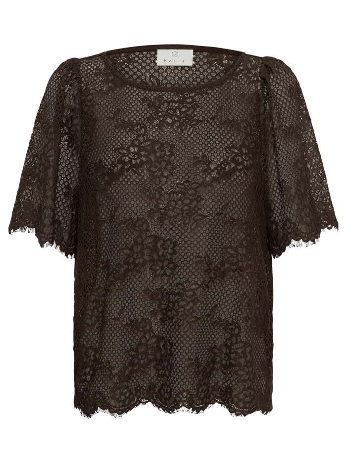 Blouse en coton mélangé...