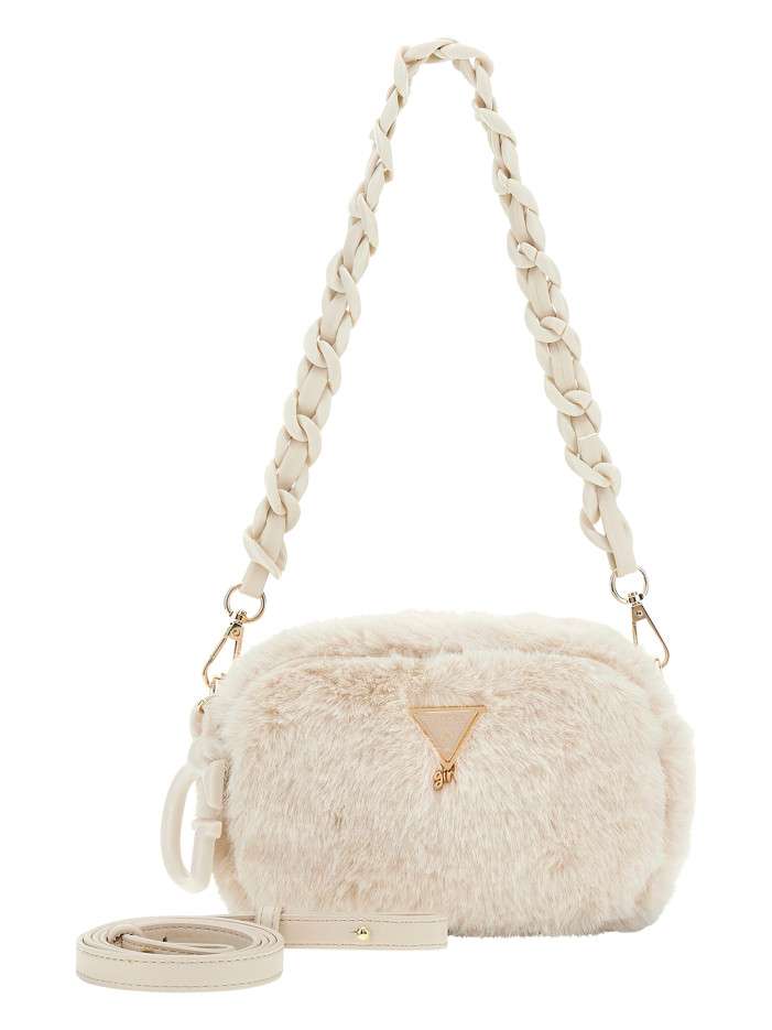 Sac à bandoulière écru uni...