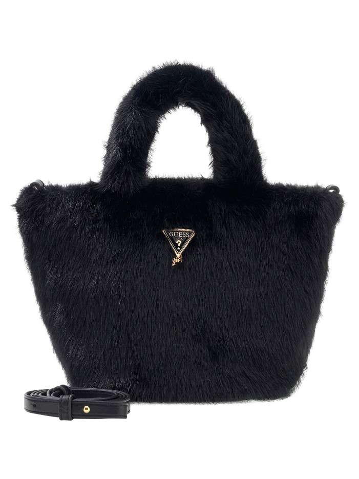 Sac shopping noir uni avec...