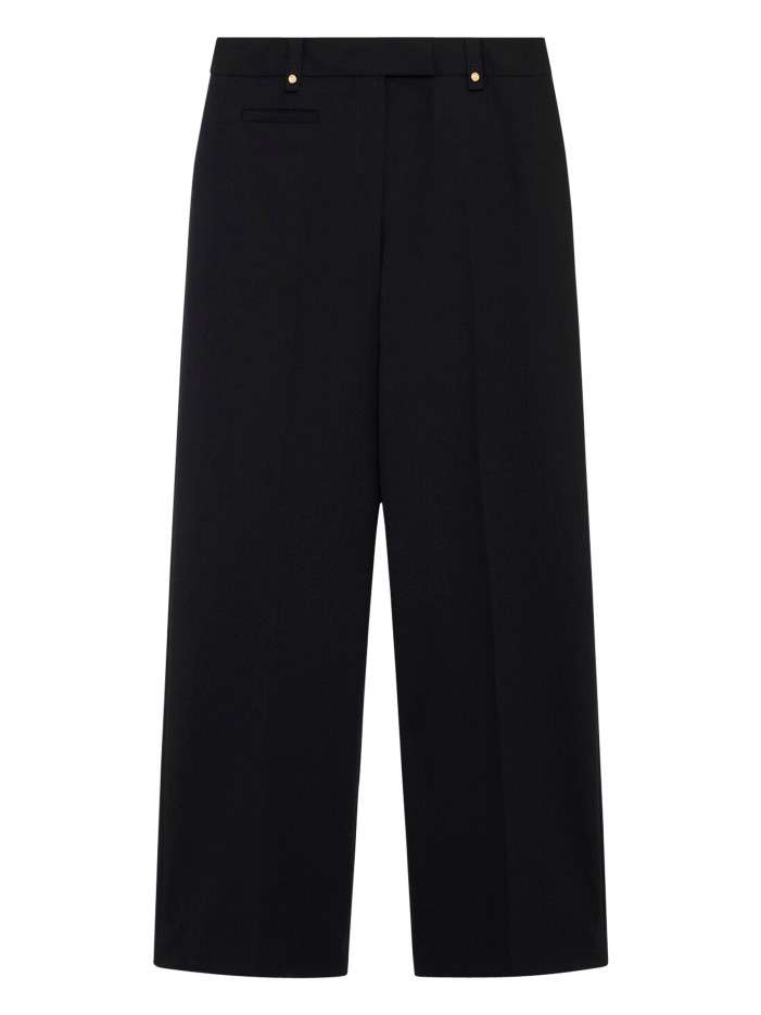 Pantalon noir uni avec une...