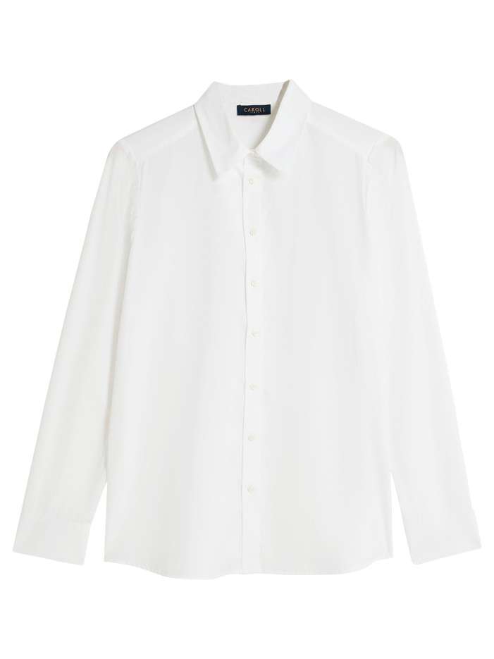 Chemisier en coton blanc...