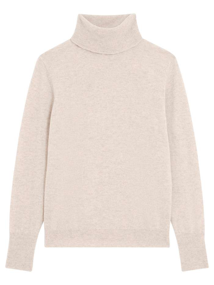 Pull sable uni avec une...