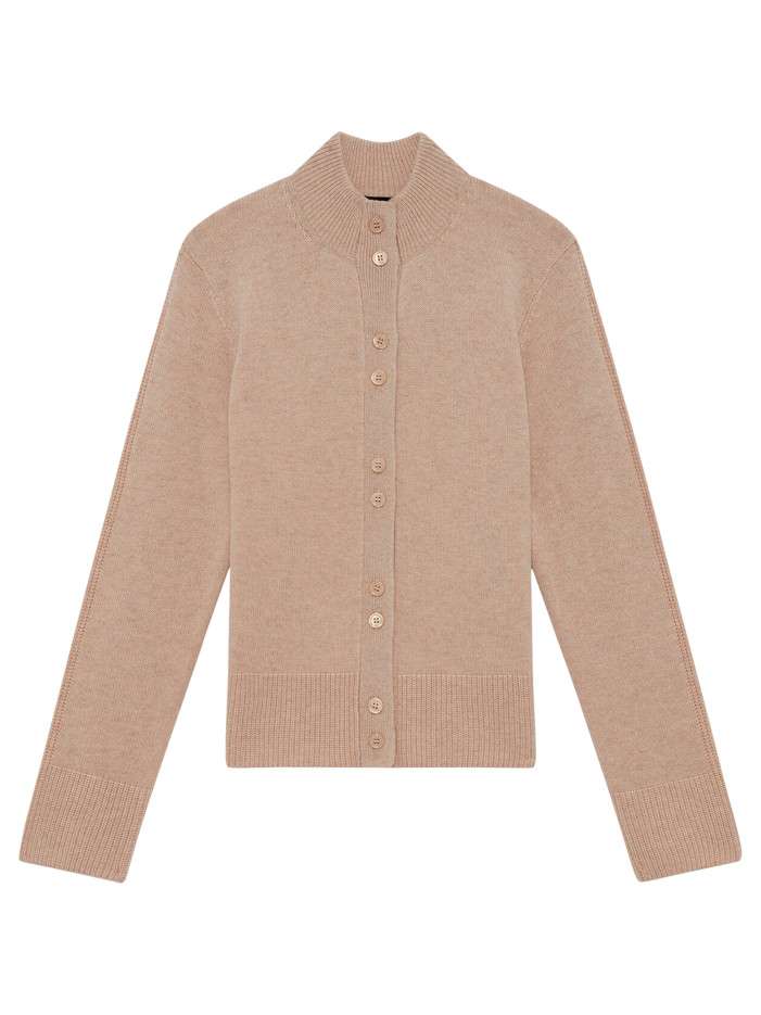 Gilet sable uni avec une...