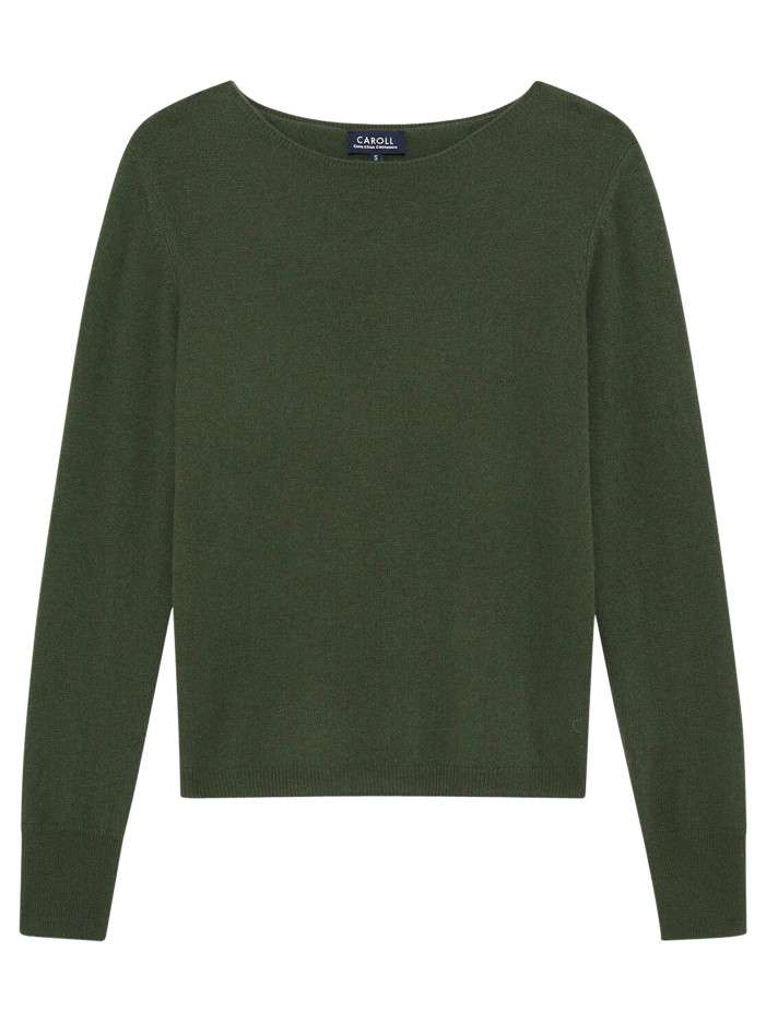 Pull kaki uni avec une...