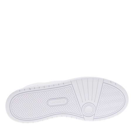 Tennis en cuir blanches à semelle plate et une fermeture à lacets - Image 6