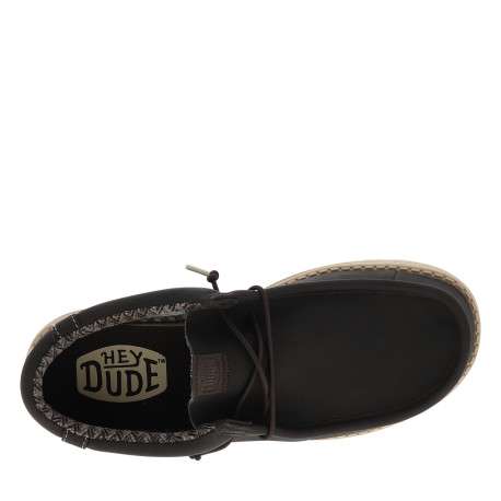 Sneakers Wally Classic marron avec un talon plat et une ouverture slip-on - Image 5