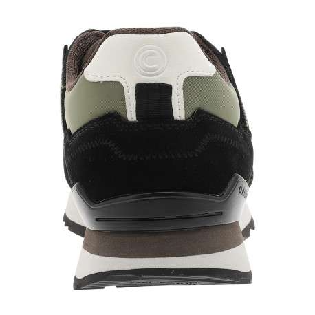 Baskets running Travis Sport Colors en cuir noires avec une semelle plate - Image 4