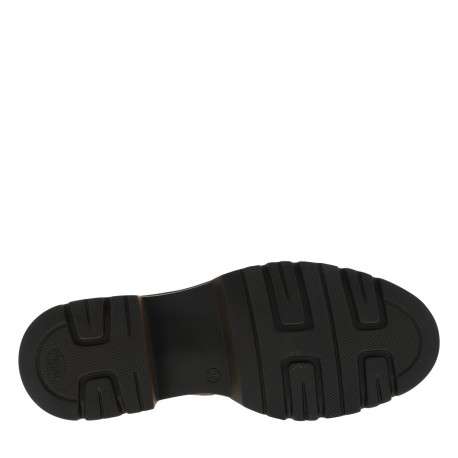Boots en cuir léopard à semelle décroché bas et une fermeture à zip - Image 6