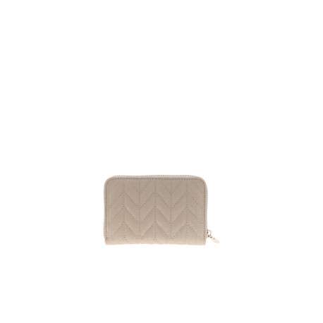 Portefeuille beige à motif monogramme pourvu d'une fermeture à zip - Image 2