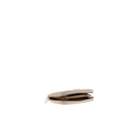 Portefeuille beige à motif monogramme pourvu d'une fermeture à zip - Image 4