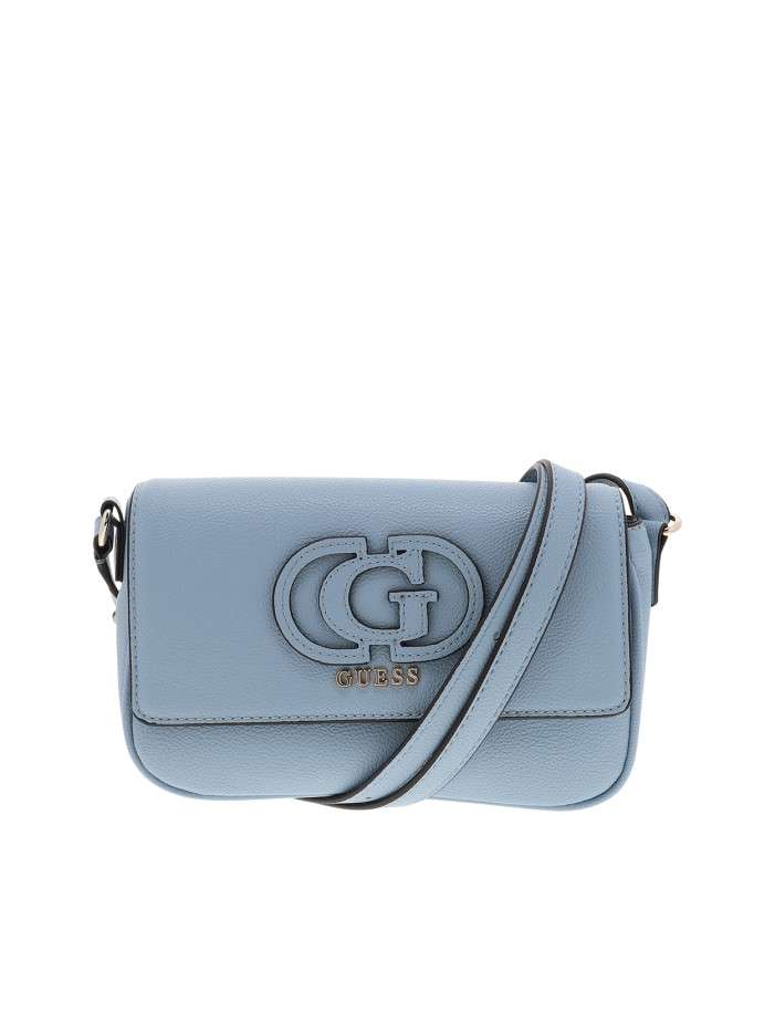 Sac à bandoulière bleu uni...