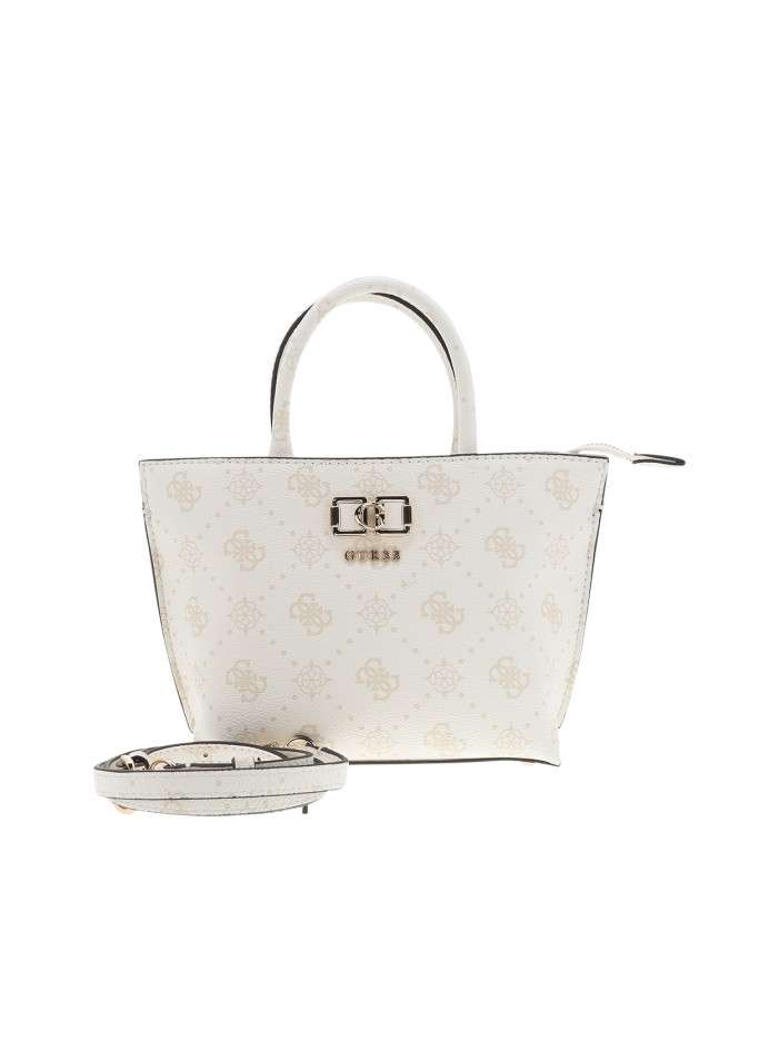 Sac porté mains blanc à...