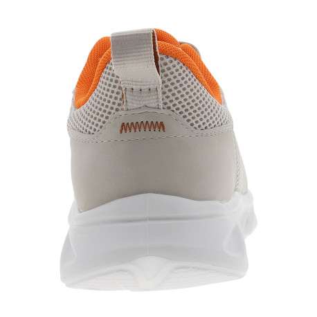 Baskets running taupe avec un talon plat et pourvues de lacets - Image 4