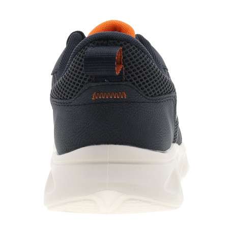 Baskets running bleu marine avec un talon plat et pourvues de lacets - Image 4