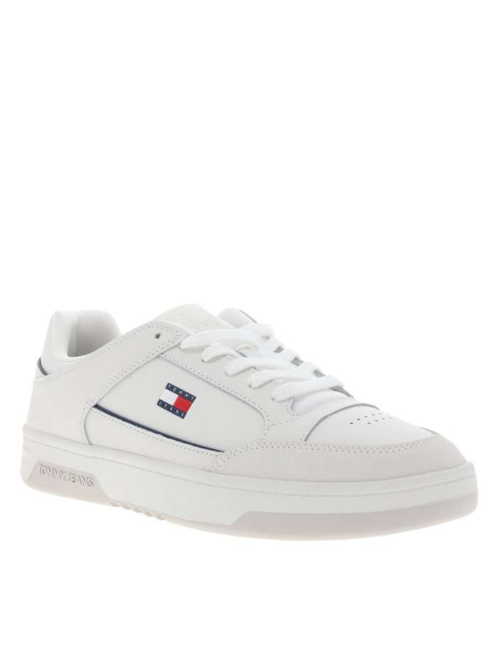 Sneakers blanches en cuir...