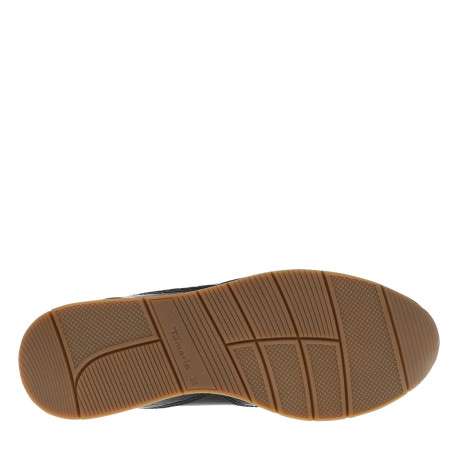Baskets running noirs à talon plat avec des lacets et un zip latéral - Image 6